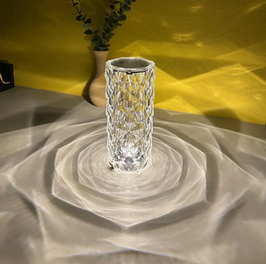 Prism  Rose Crystal Diamond Table Lamp