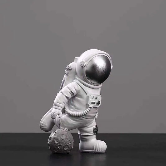 Astronaut Spaceman Statue Ornament Home Office Desktop Figurine Decors Set of 3